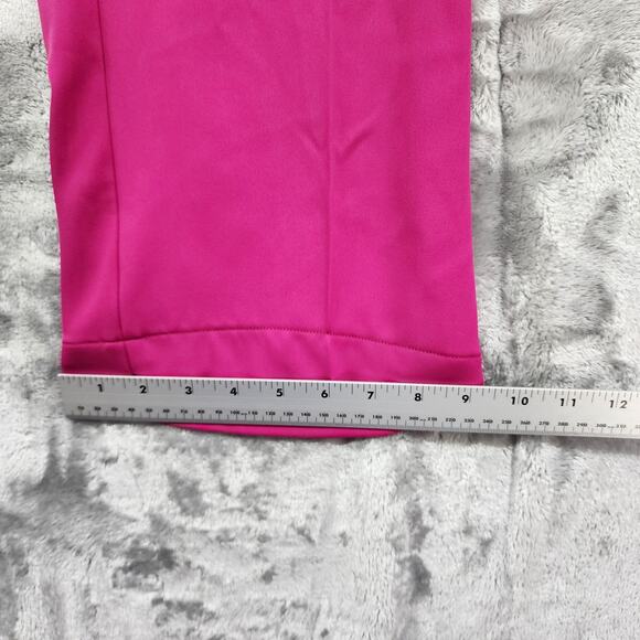 Soho Apparel Pants Womens 6 Pink High Rise Crop Wide Leg Flowy Preppy Office - Picture 9 of 10